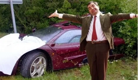 Beaten and painted: Mr. Bean sold a "well-used" supercar for $12 million