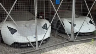 Cemetery of Russian supercars Marussia