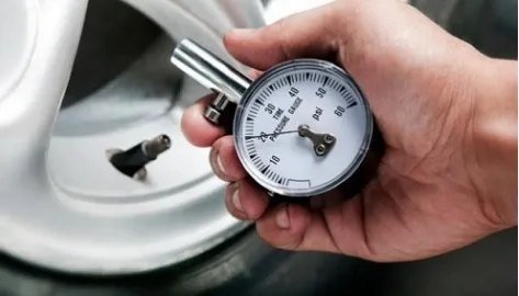 Economically and safely: air in tires, because it's free!