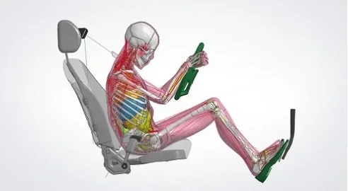 Toyota has created a new human body model for crash tests