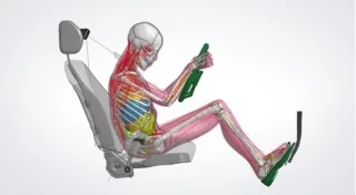 Toyota has created a new human body model for crash tests