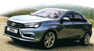 Салон серийной Lada Vesta рассекречен