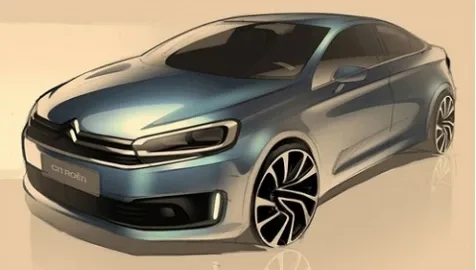 Citroen продемонстрировала дизайн нового седана