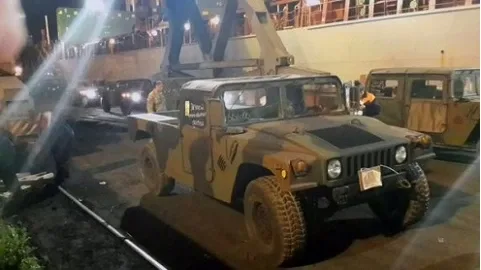 A new batch of army Hummers has arrived in Ukraine