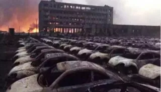 В Китае сгорели тысячи новых VW и Renault