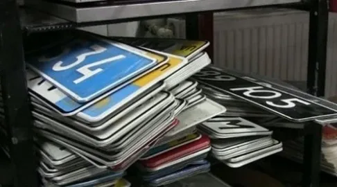 В Полтавской области закончились таблички государственных номерных знаков