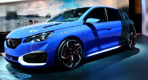 Peugeot created the sports hot hatch 308 R Hybrid
