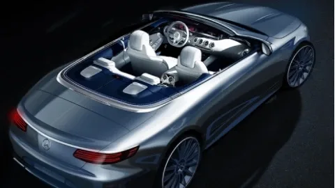 Первые фото кабриолета Mercedes S-class