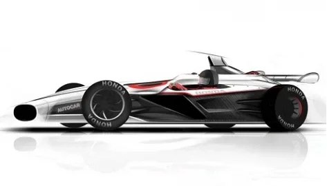 Honda crossed a car with a motorcycle