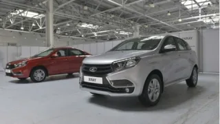 First photos of pre-production Lada Vesta and XRay