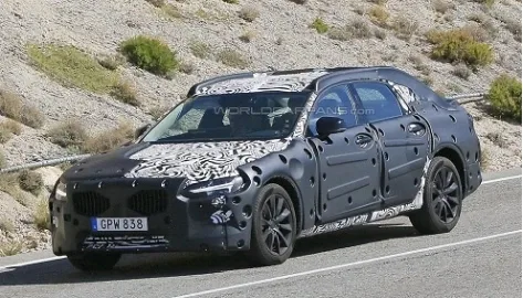 Volvo has started testing a new premium sedan