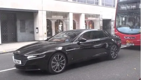 An Aston Martin Lagonda Taraf was spotted in London