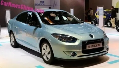 Китайцы скопировали Renault Fluence Z.E.