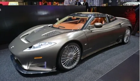 In Geneva, the Dutch sports car Spyker C8 Preliator was presented
