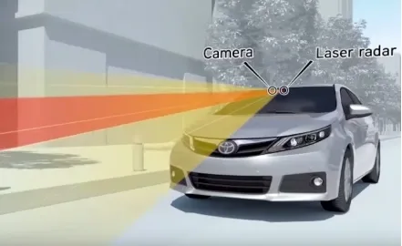 In a year, new Toyotas will be able to brake on their own