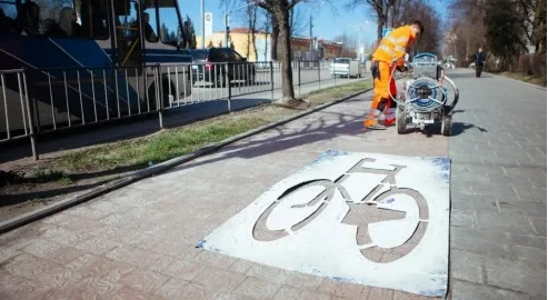 Во Львове промаркировали все велодорожки