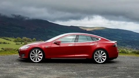 In the US, they showed a Tesla controlled by the power of thought