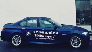 Цікавий хід: дилер Шкоди запропонував тест BMW 5