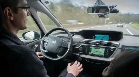 Driverless Citroen minivans traveled along the Paris-Amsterdam route