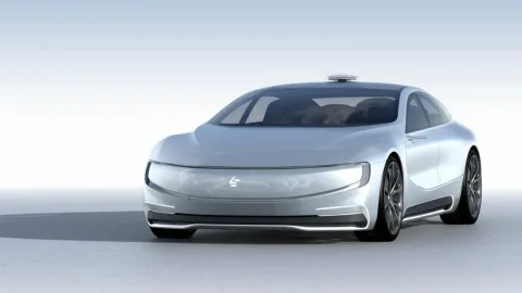 The Chinese showed a competitor to the Tesla Model S