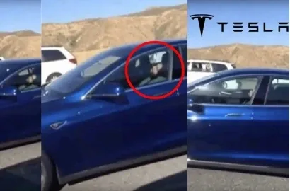 Tesla driver fell asleep at the wheel with autopilot activated