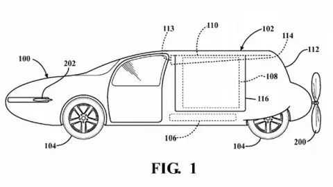 Toyota has patented a flying car