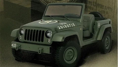 Jeep made the Wrangler in the style of the first 'Willis'