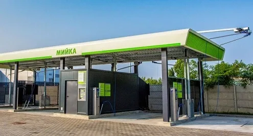 The first self-service car wash opened at OKKO