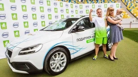 The OKKO network awarded the second Volvo for the most accurate series of goals