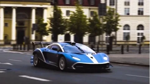 Polish racing supercar captured on video for the first time