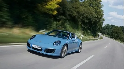 Porsche has made a retro version of the 'Targa'