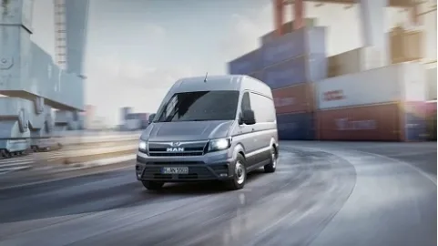 MAN entered the light commercial segment with a restyled VW Crafter