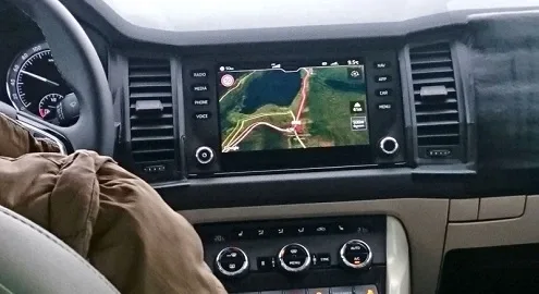 Skoda has unveiled the interior of the Kodiaq crossover