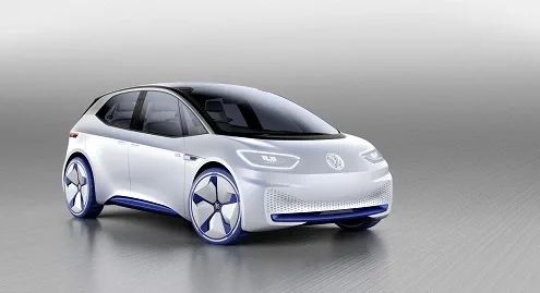 Volkswagen представил концепт электромобиля с автопилотом