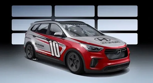 Hyundai will bring a 1000-horsepower Santa Fe to Las Vegas