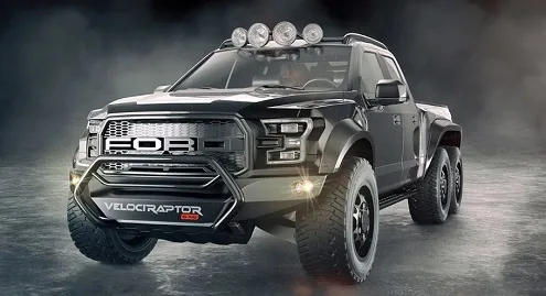Ford F150 Raptor получил шестиколесную версию