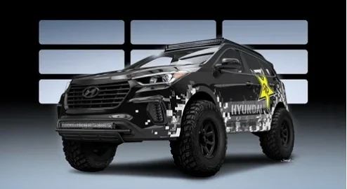 Hyundai Santa Fe превратили в бескомпромиссный внедорожник