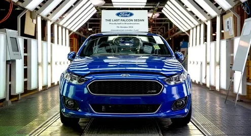 Ford car production has ceased in Australia