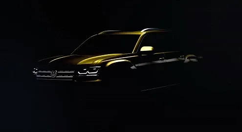 Volkswagen поделился первым тизером нового кроссовера