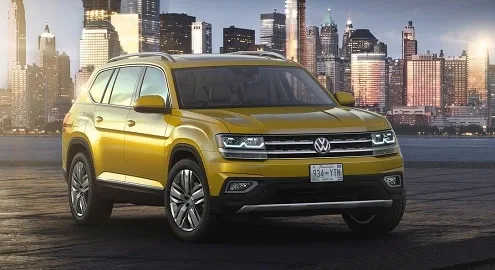 Volkswagen полностью рассекретил кроссовер Atlas