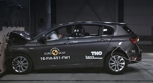 Fiat Tipo не смог получить 5 звезд в краш-тестах Euro NCAP