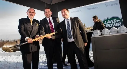 A new Jaguar Land Rover dealership center will open in Ukraine
