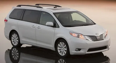 Toyota Sienna minivan recalled