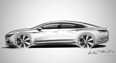 Новое поколение Volkswagen CC назовут Arteon
