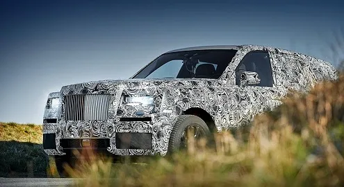 Rolls-Royce поделился первыми фото внедорожника Cullinan