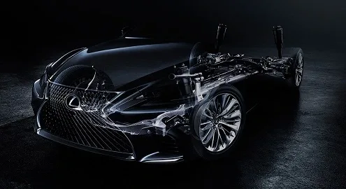 Опубликовано первое изображение нового Lexus LS
