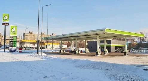 The OKKO network has opened a new format gas station in the center of Dnipro