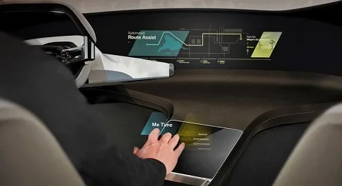 BMW has shown a virtual display