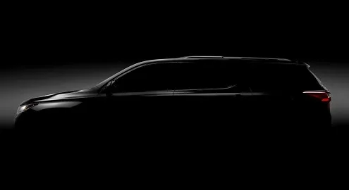 Опубликовано первое изображение нового Chevrolet Traverse