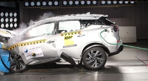 Nissan Murano провалил краш-тесты Latin NCAP